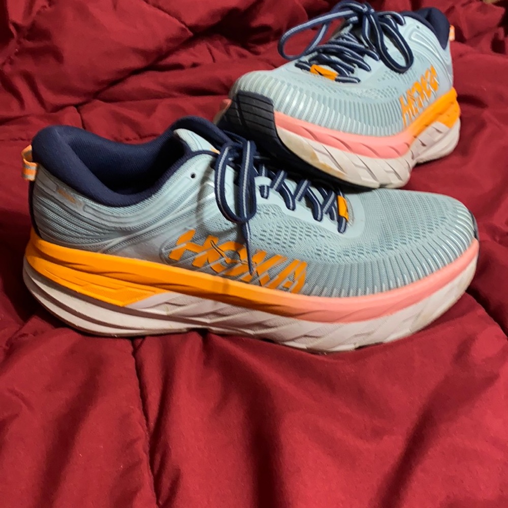 Lightly used Hoka running shoes size 9.5 (10)